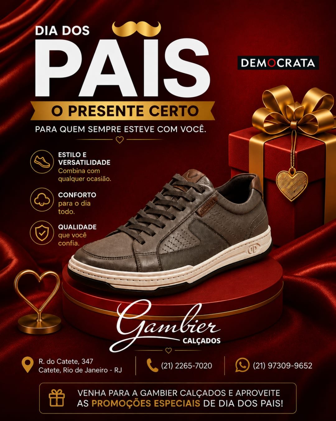 Categoria Masculino — sapatênis Democrata