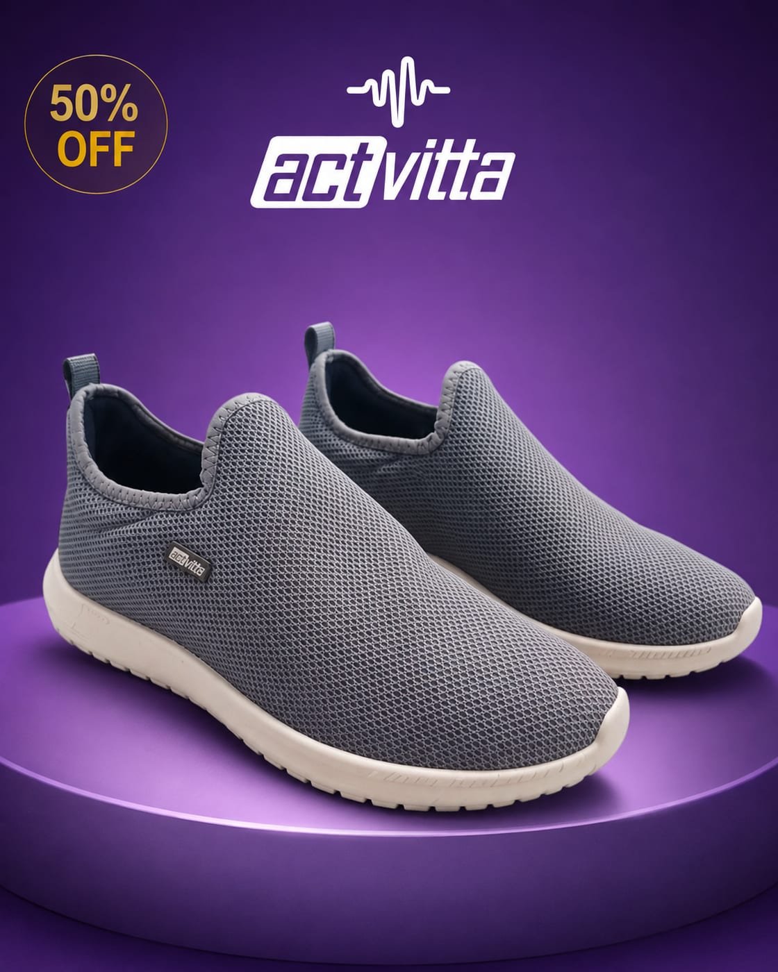 Tênis Actvitta Slip On em oferta no Outlet Gambier